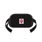 Vera Bradley Vera Bradley Mini Belt Bag Black with Indiana University