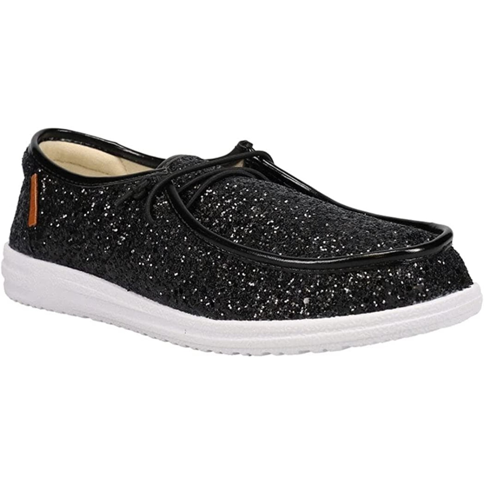 Corkys Corkys Kayak Slip On Black Glitter size 7