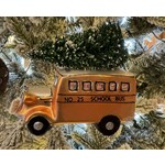 Creative Co-op Creative Co-op Bus Ornament w/Tree