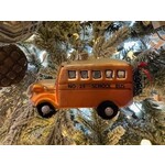 Creative Co-op Creative Co-op Bus Ornament w/Wreath