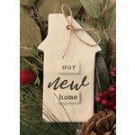 Mudpie Mudpie Stamped Our New Home Ornament