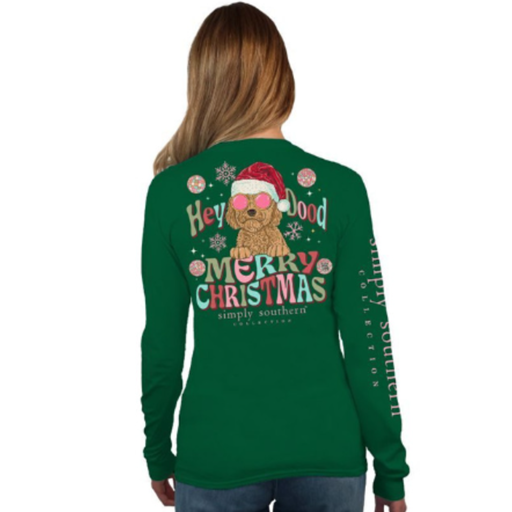 Simply Southern Simply Southern Long Sleeve Dood Kelly Youth Small