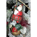 Giftcraft Santa Fishing Ornament