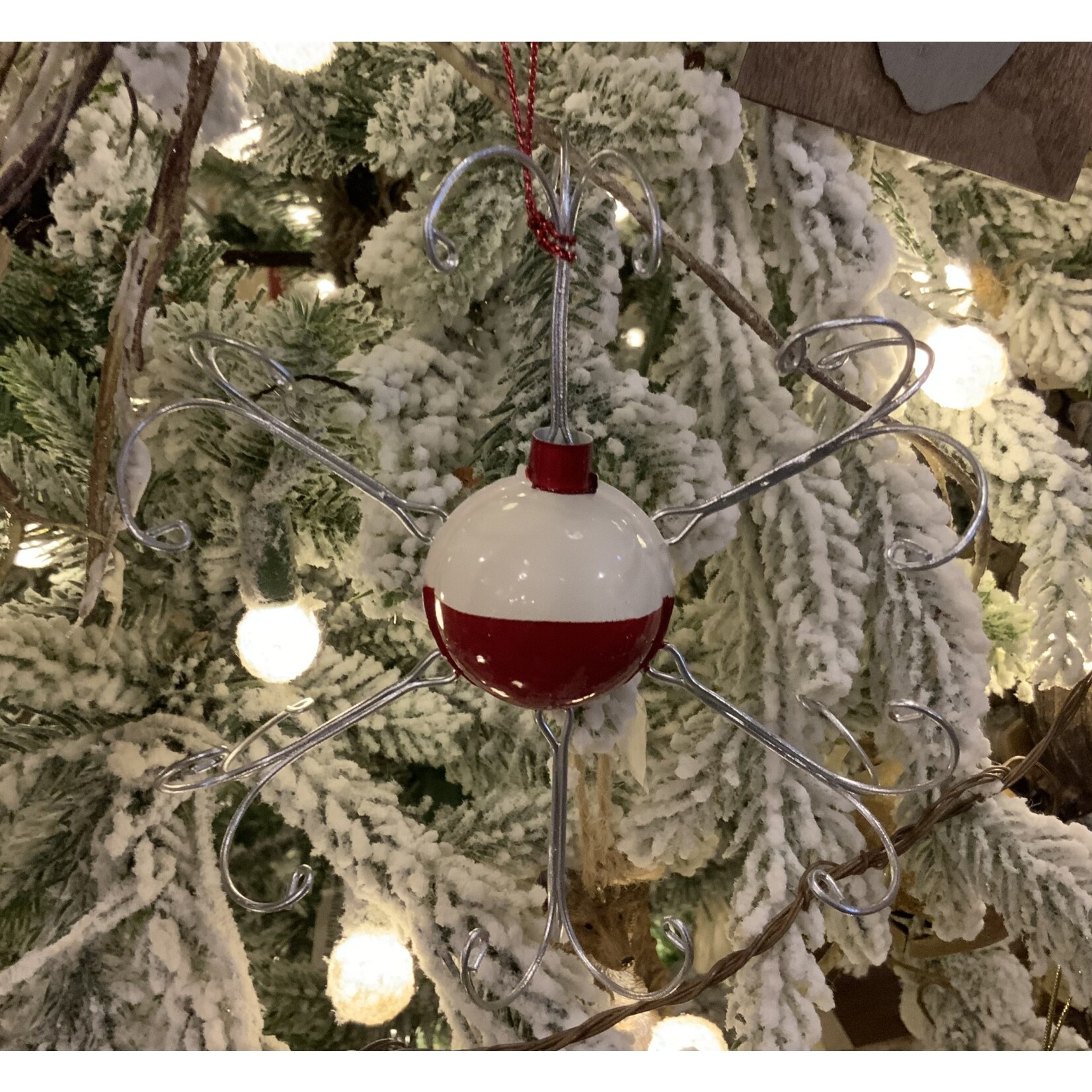 Midwest CBK Fishing Bobber w/Hooks Ornament