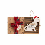 Mudpie Mudpie Stamped Cat Ornament