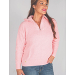 Simply Southern Simply Southern Quarter Zip Sweater Candy