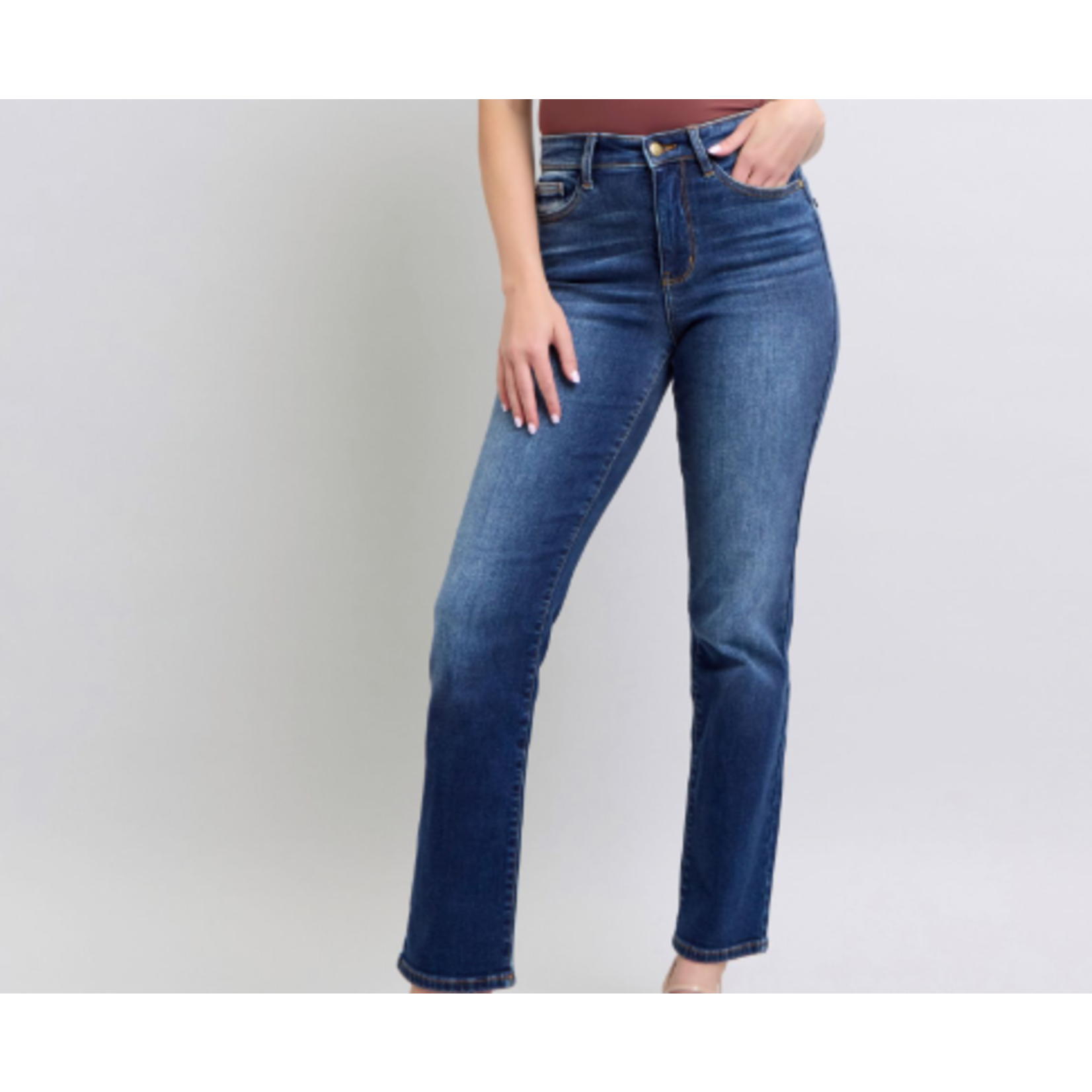 Judy Blue Judy Blue Vintage Dark Wash Thermal Straight 82631