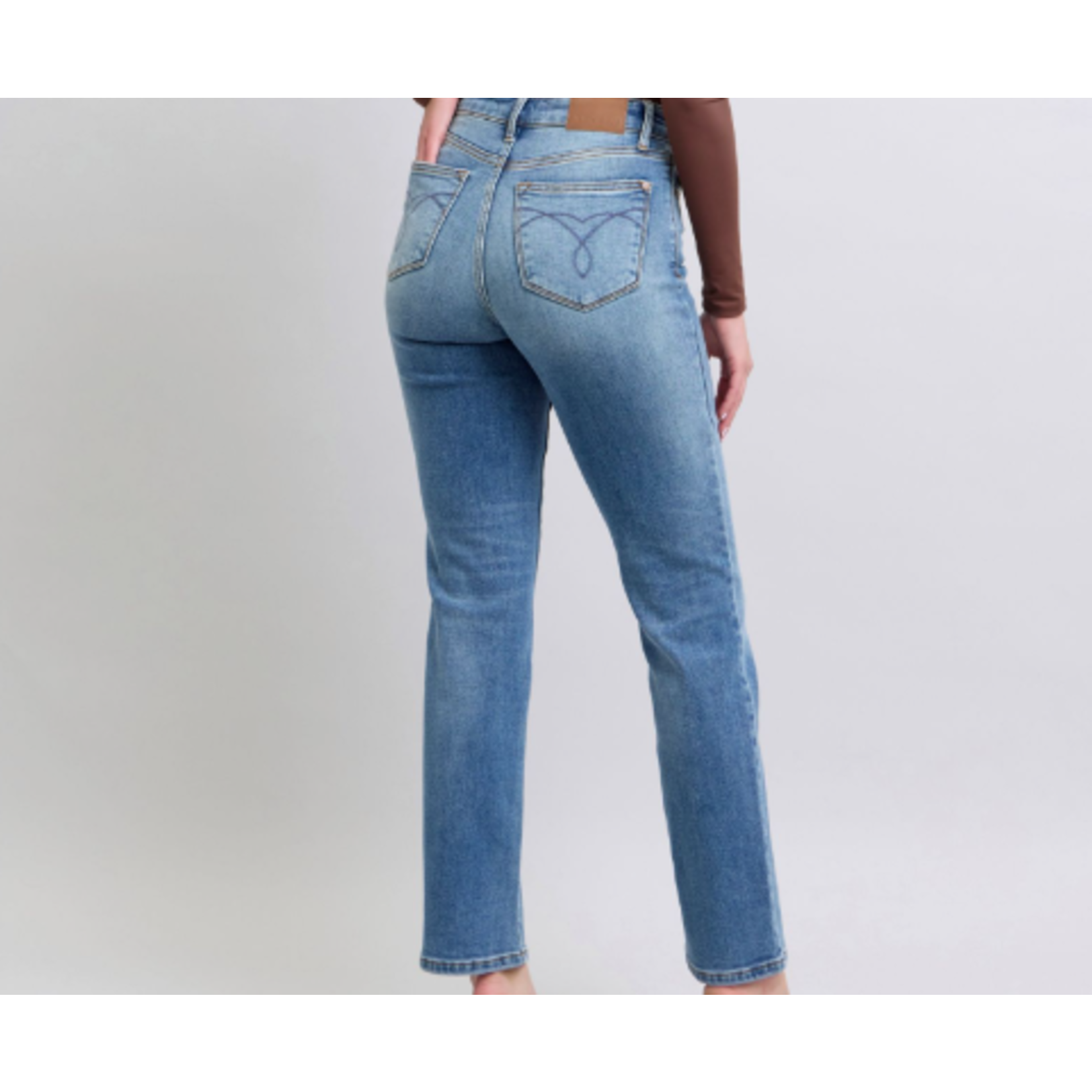 Judy Blue Judy Blue Vintage Light Wash Thermal Straight 82632