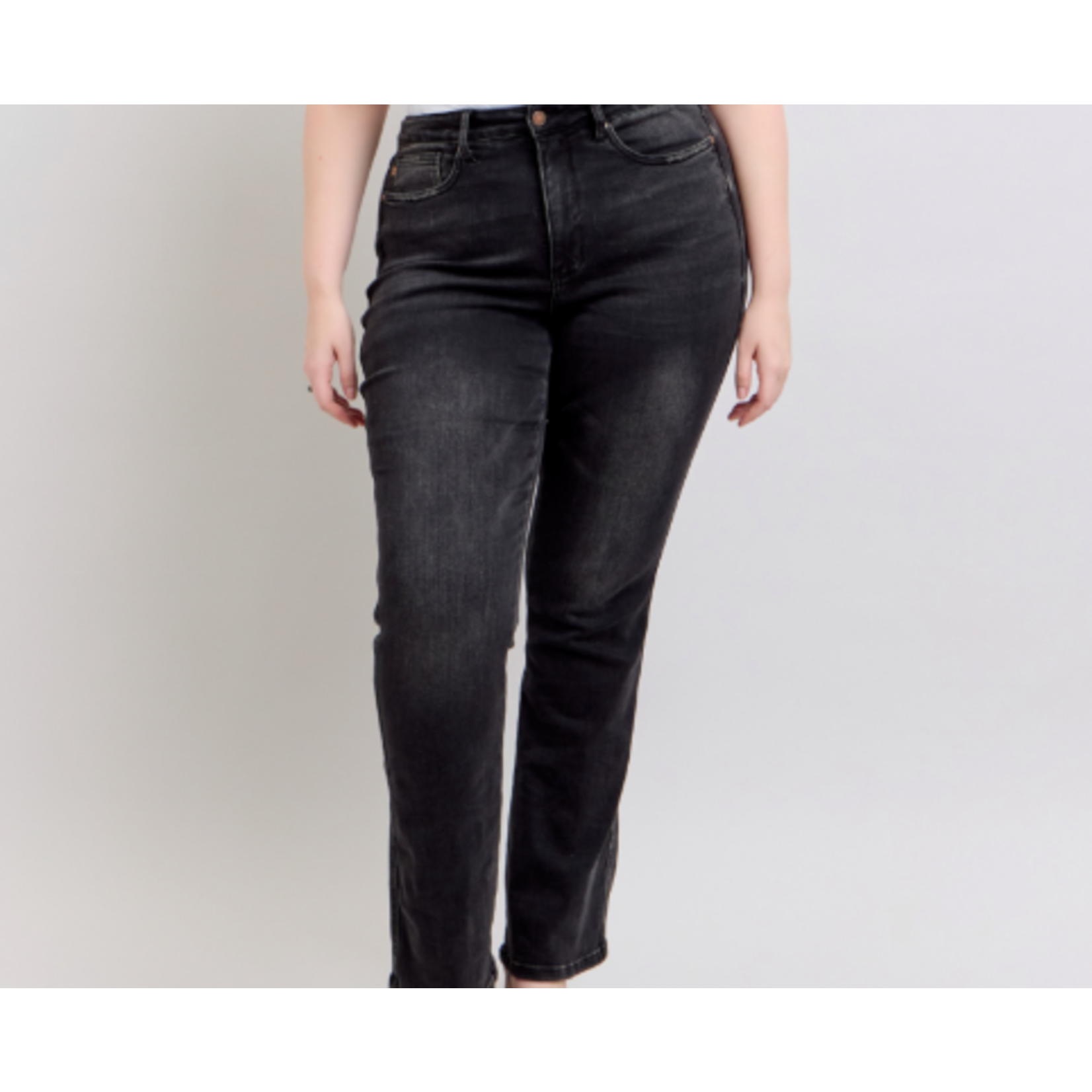 Judy Blue Judy Blue HW Tummy Control Bootcut Black Short 88787