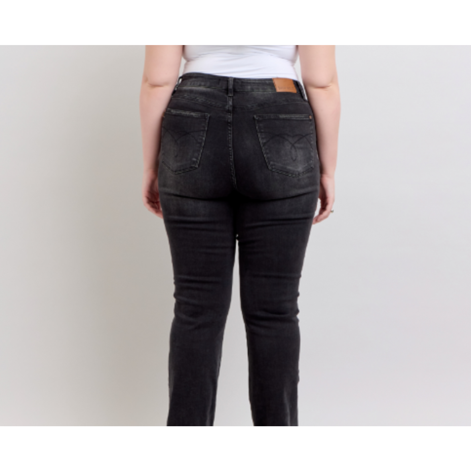 Judy Blue Judy Blue HW Tummy Control Bootcut Black Short 88787