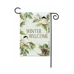 Studio M Winter Chickadee Garden Flag