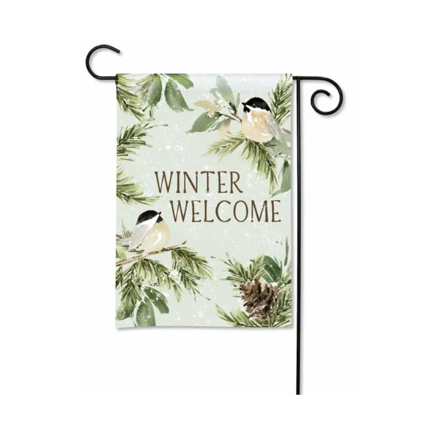Studio M Winter Chickadee Garden Flag