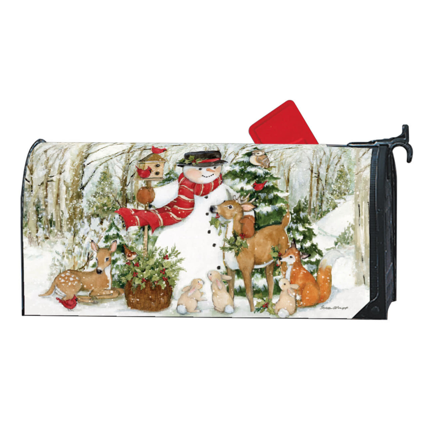 Studio M Woodland Snowman Mail Wrap