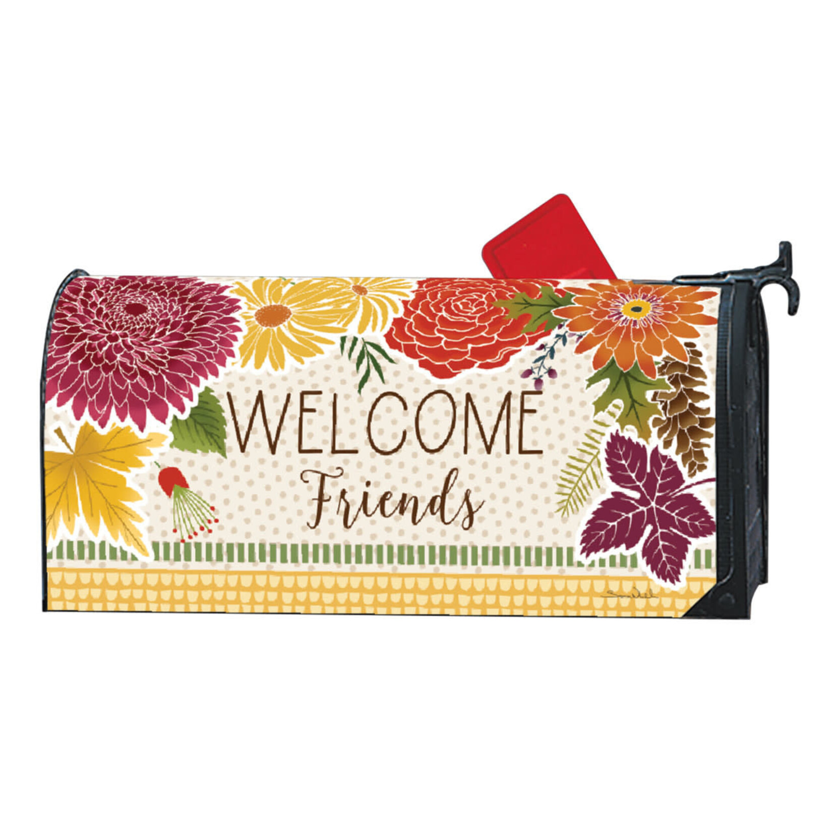 Studio M Autumn Floral Mail Wrap