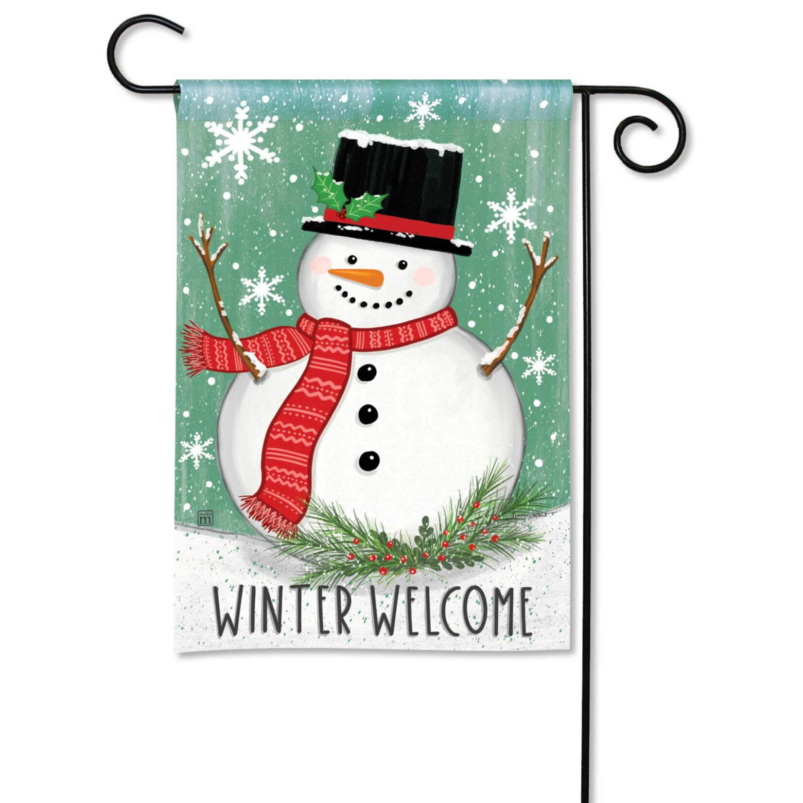 Studio M Winter Welcome Garden Flag