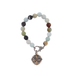 Jane Marie Jane Marie Amazonite Double Sided "I Can Do All Things" Bracelet