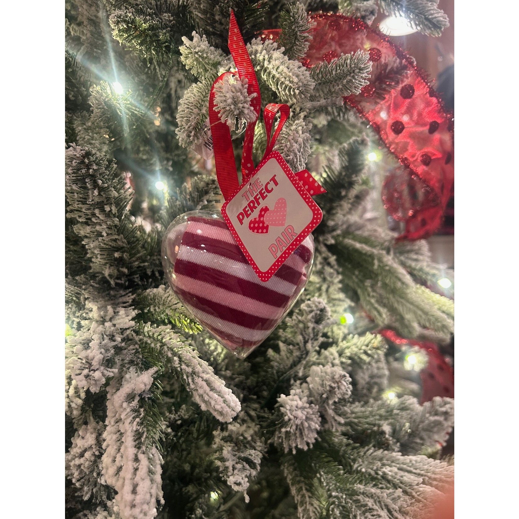 Transpac Valentine Socks in Acrylic Socks Stripes