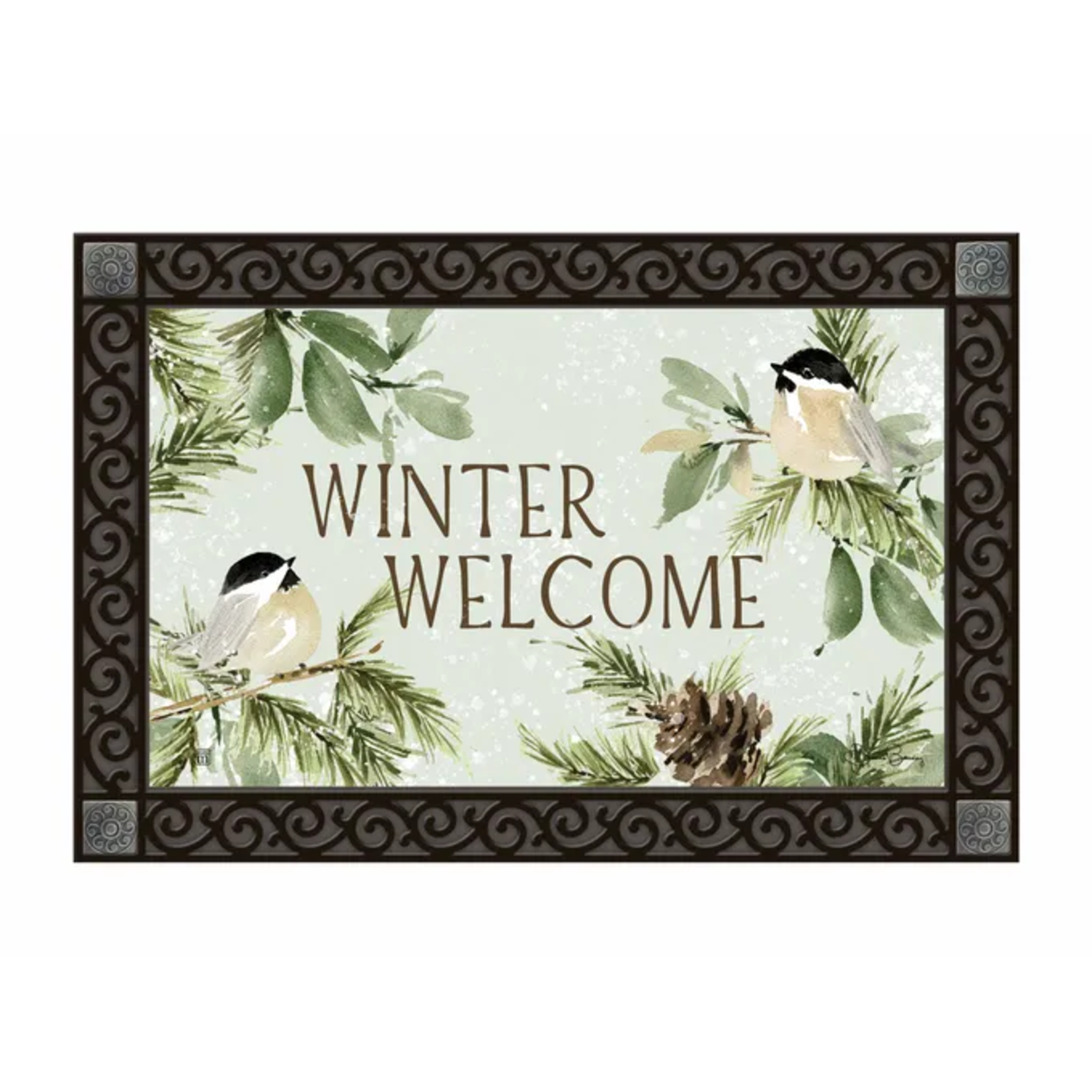 Studio M Winter Chickadee MatMate