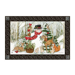 Studio M Woodland Snowman MatMate