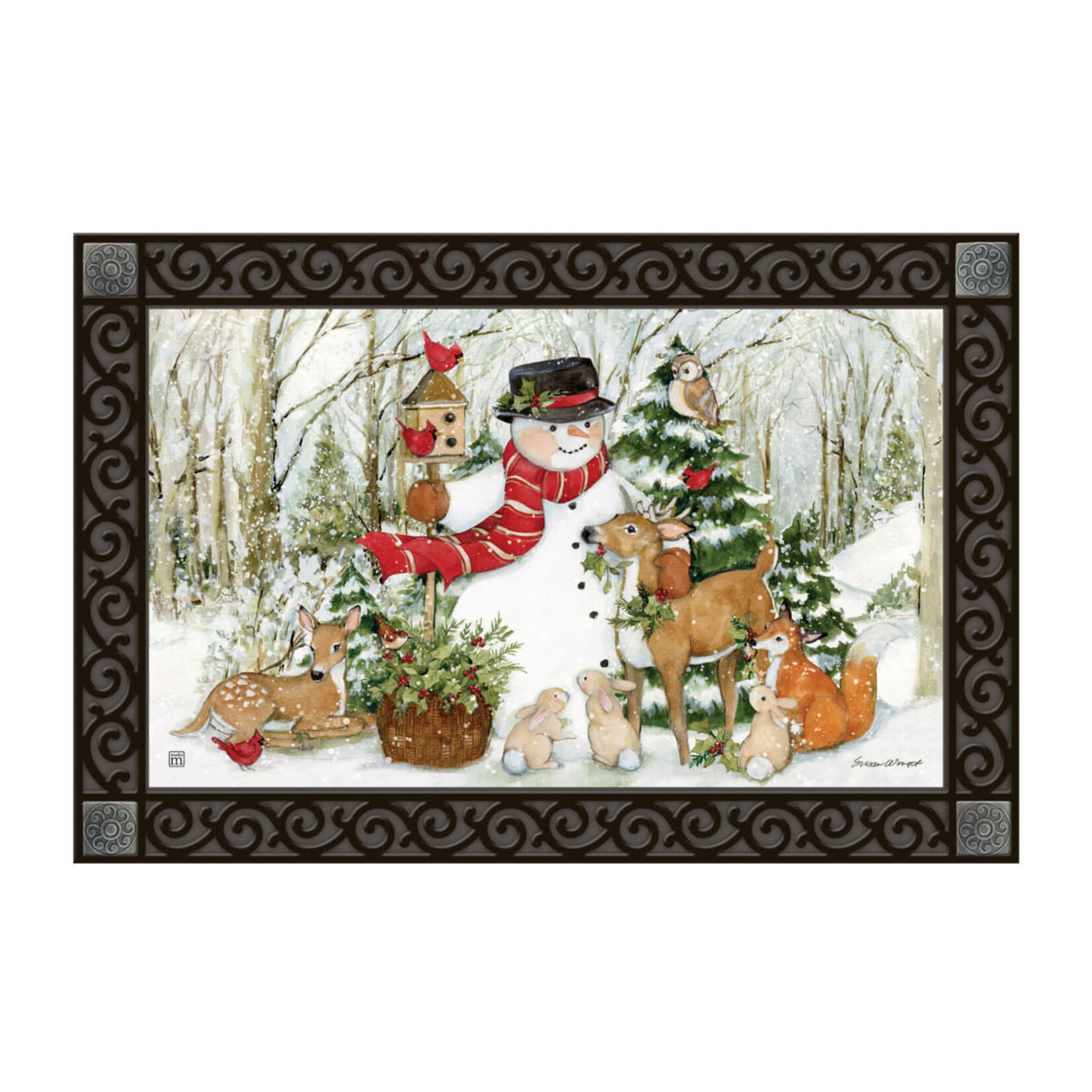 Studio M Woodland Snowman MatMate