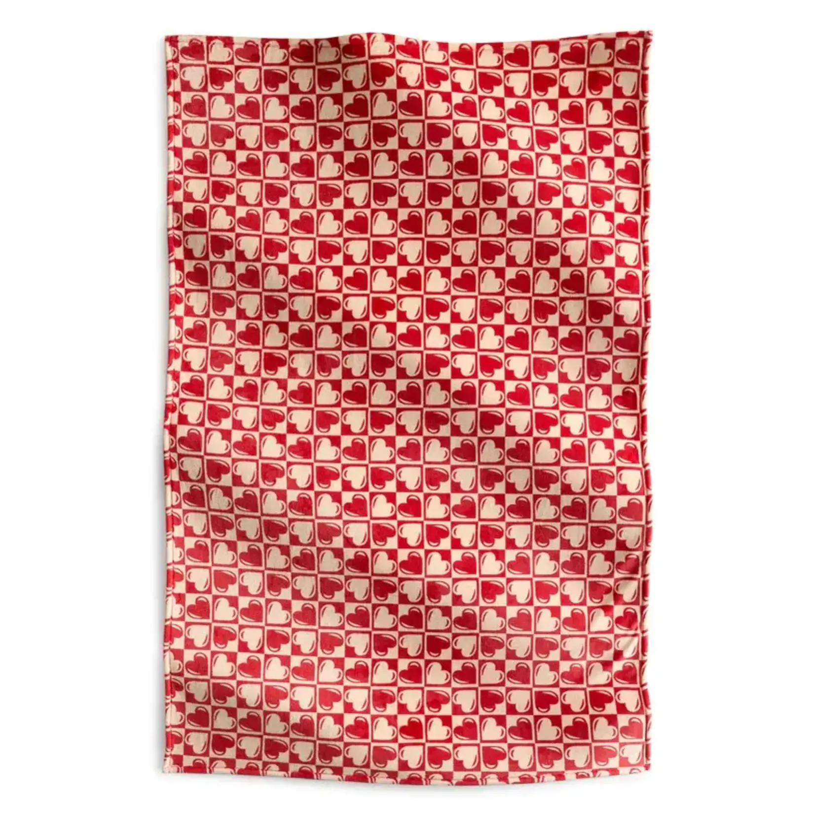 Vera Bradley Vera Bradley Plush Throw Blanket Graphic Heart