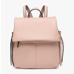 Jen & Co Jen & Co Adley Foldover Backpack Mauve M2468