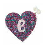 Jane Marie Jane Marie Teal & Red Multi Bead Zipper Coin Purse "E"