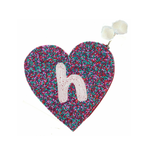 Jane Marie Jane Marie Teal & Red Multi Bead Zipper Coin Purse "H"