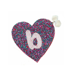 Jane Marie Jane Marie Teal & Red Multi Bead Zipper Coin Purse "B"