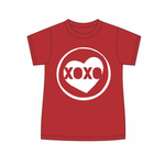 Jane Marie Jane Marie Kids XOXO Red Crewneck T-Shirt