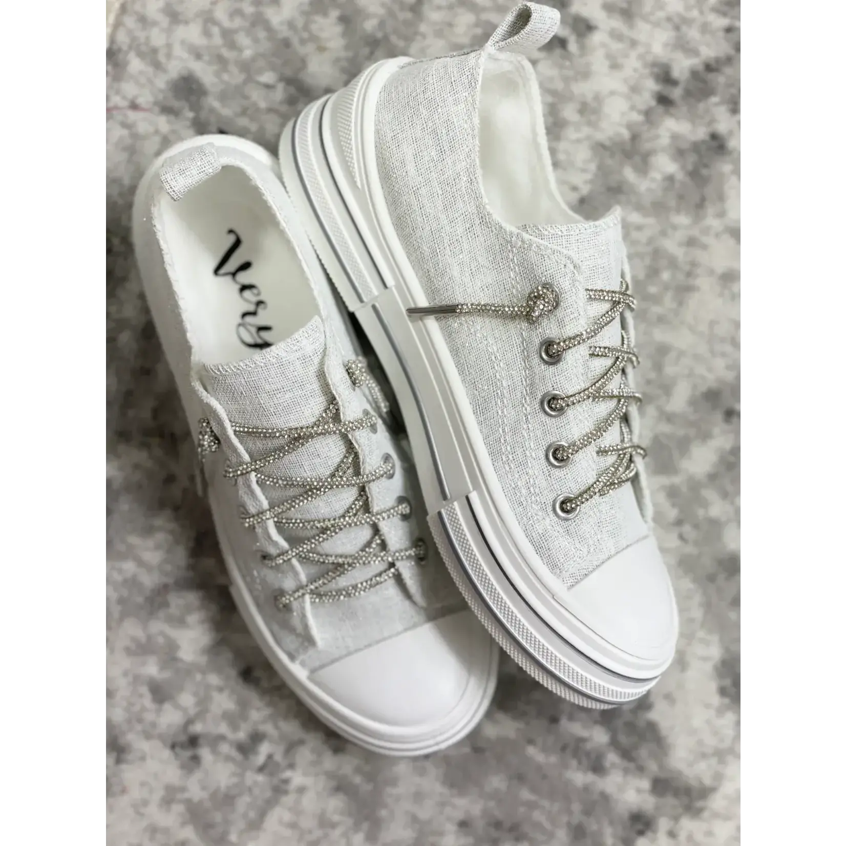 Very G Very G Aman Sparkle Sneakers White