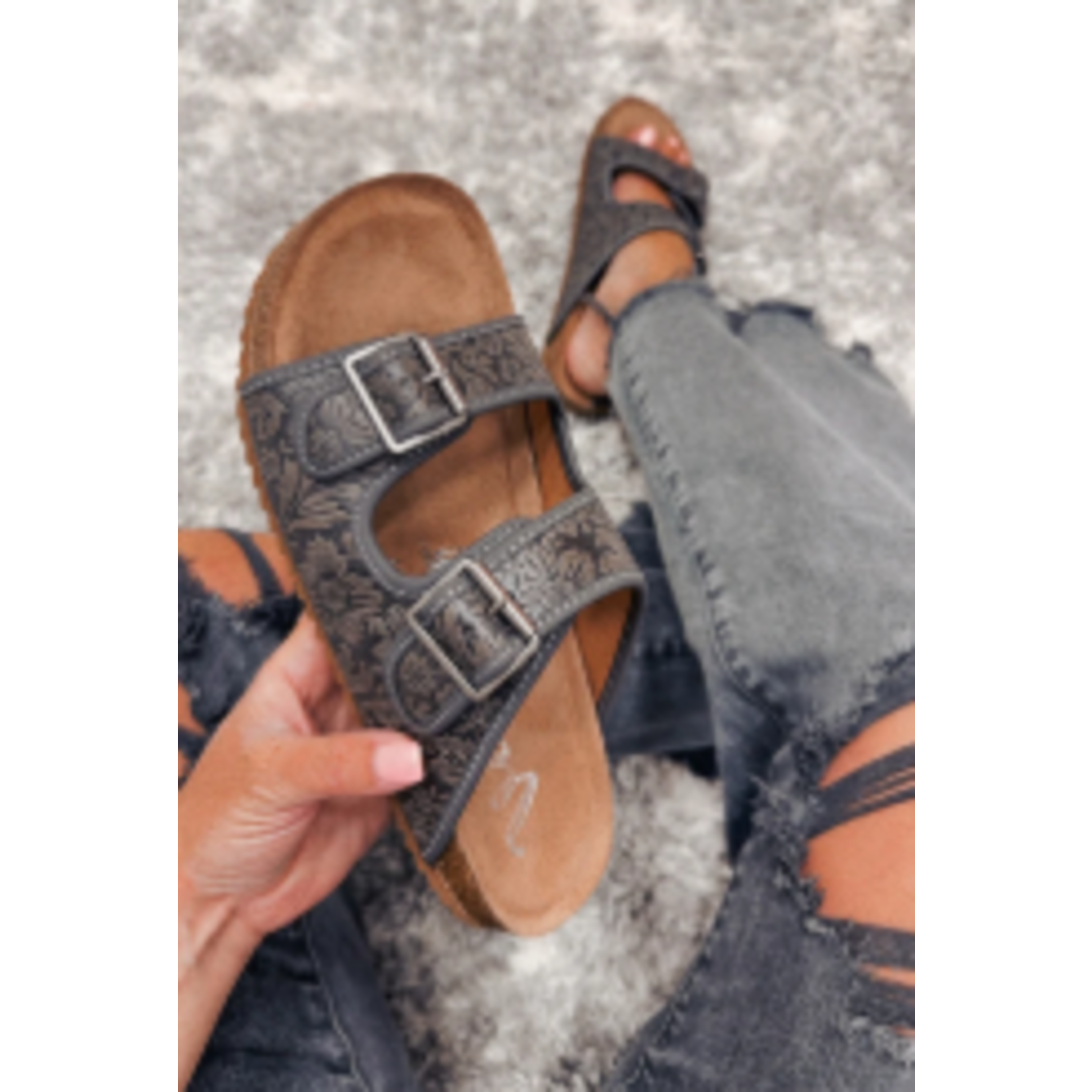 Very G Very G Berry 4 Sandal Grey