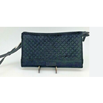 Vera Bradley Vera Bradley Velvet Iconic RFID Slim Wristlet in Black