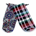 Vera Bradley Vera Bradley Bottle Gift Bag Set of 2 in Stained Glass Medallion