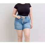 Judy Blue Judy Blue HW Vintage Wash Jogger Shorts