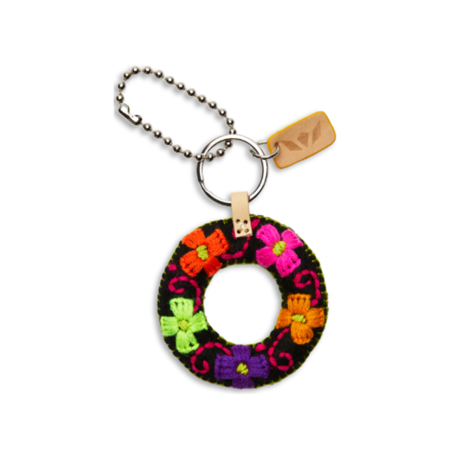 Consuela Consuela Felt Charm "O" Black