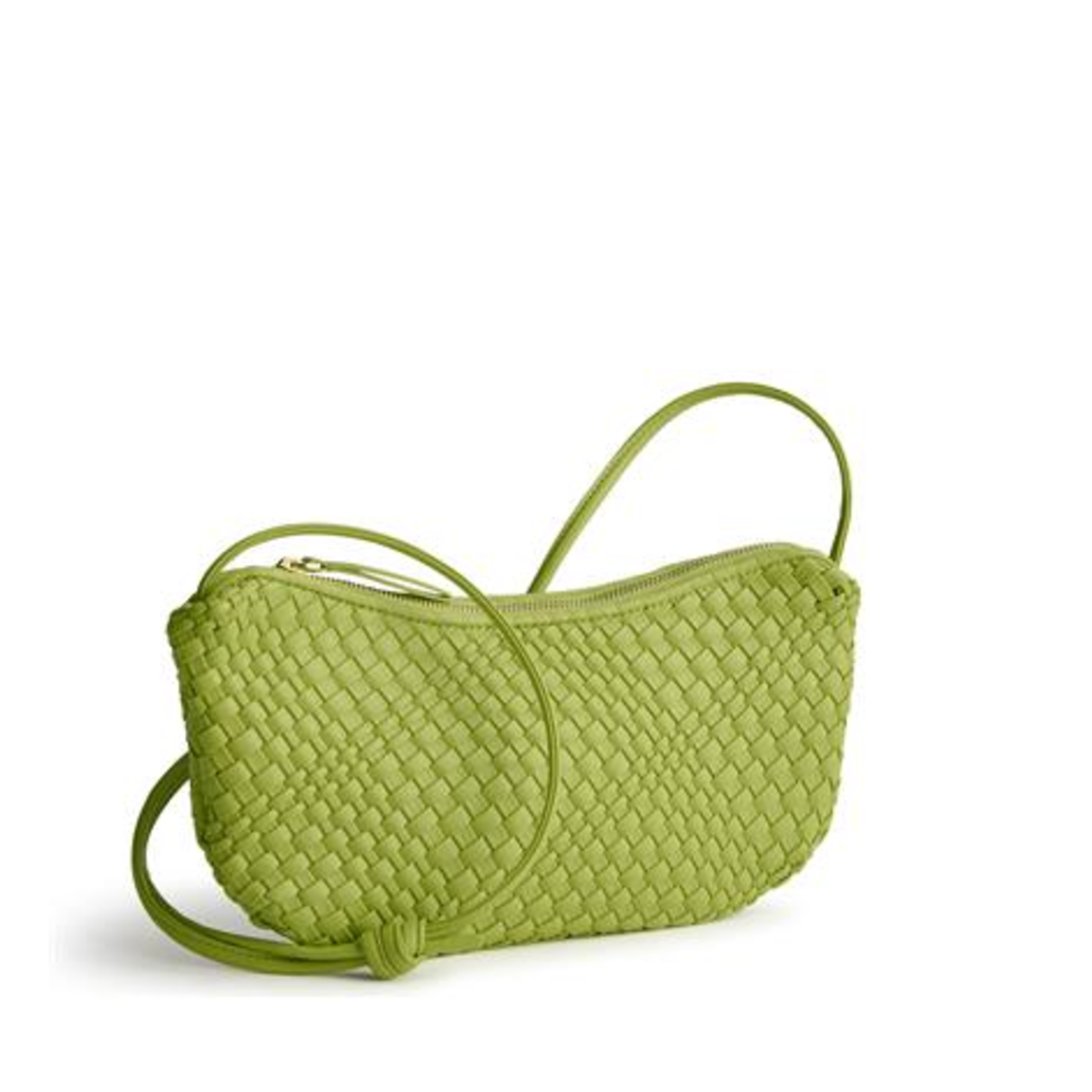 Vera Bradley Vera Bradley Springbrook Sling Crossbody Woven Faux Leather Spinach Green