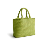 Vera Bradley Vera Bradley Small Hathaway Tote Woven Faux Leather Spinach Green