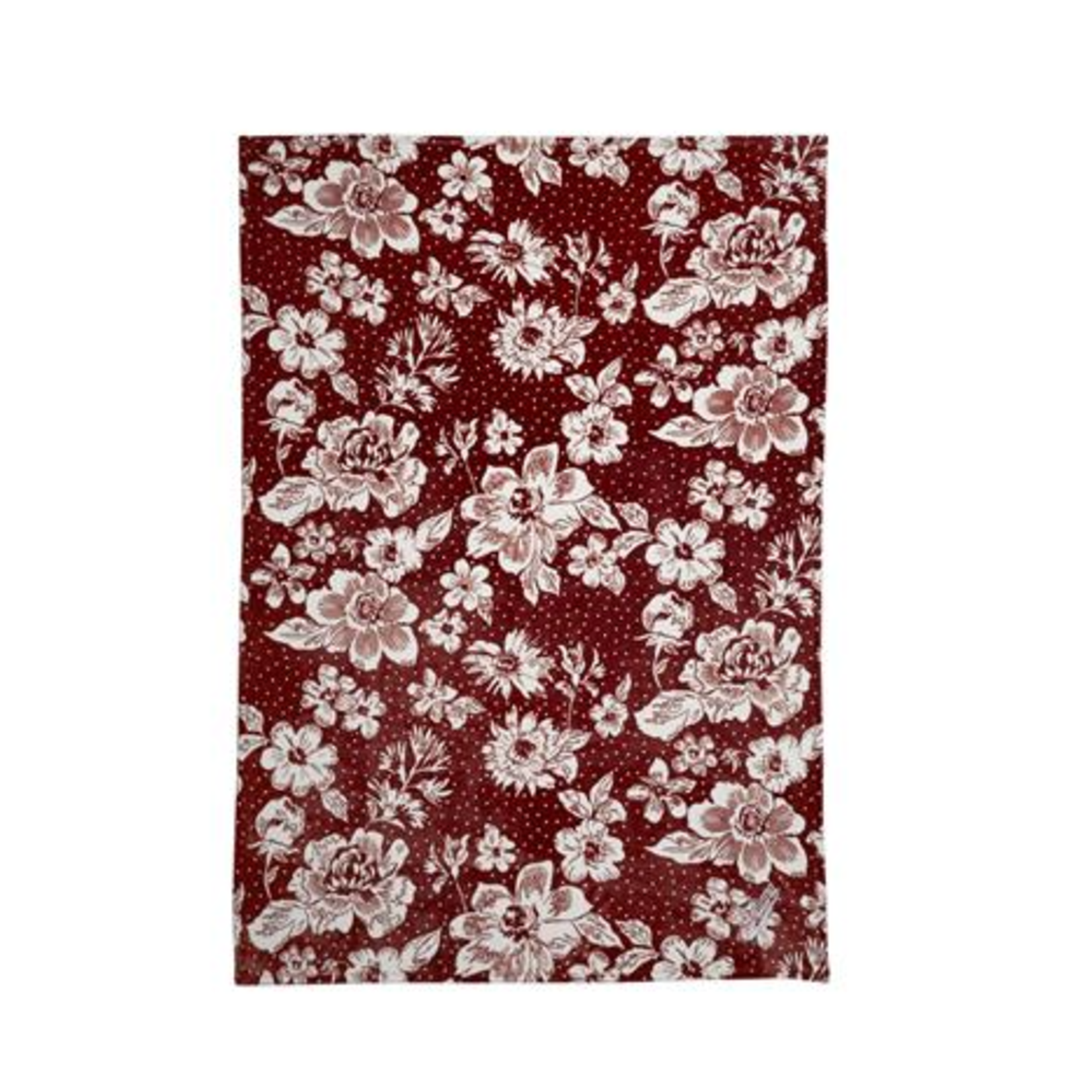 Vera Bradley Vera Bradley Plush XL Throw Blanket Cardinal/White Rain Garden with Indiana University