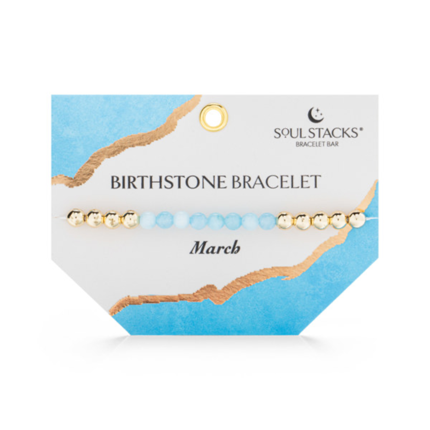 Soul Stacks Soul Stacks Birthstone Bracelet March