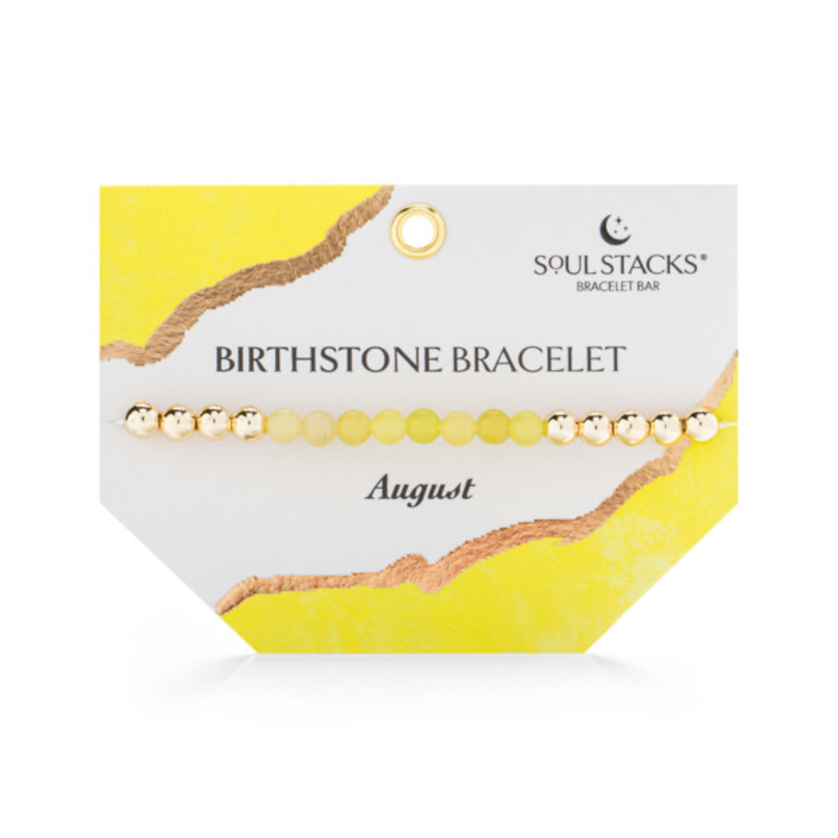 Soul Stacks Soul Stacks Birthstone Bracelet August