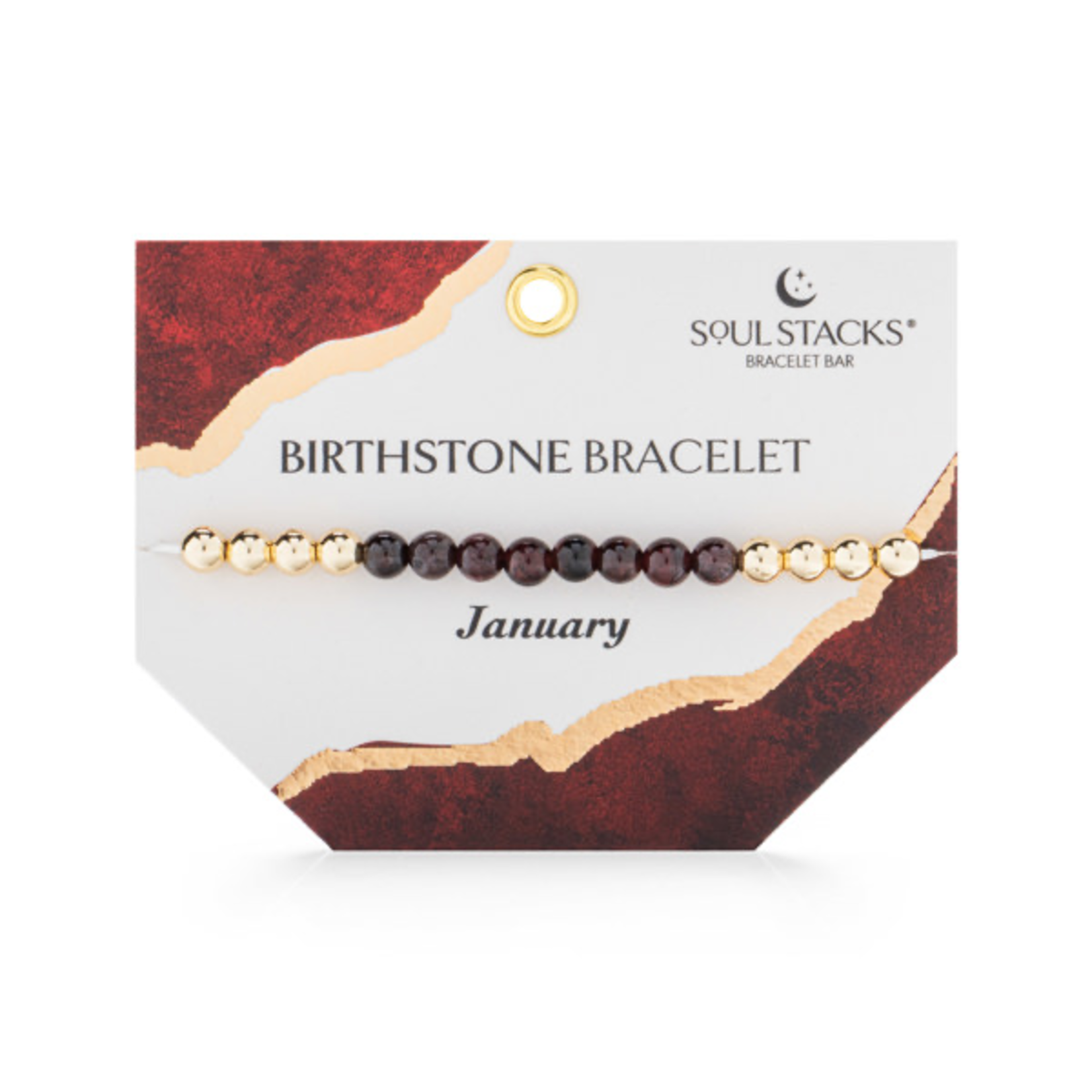 Soul Stacks Soul Stacks Birthstone Bracelet January