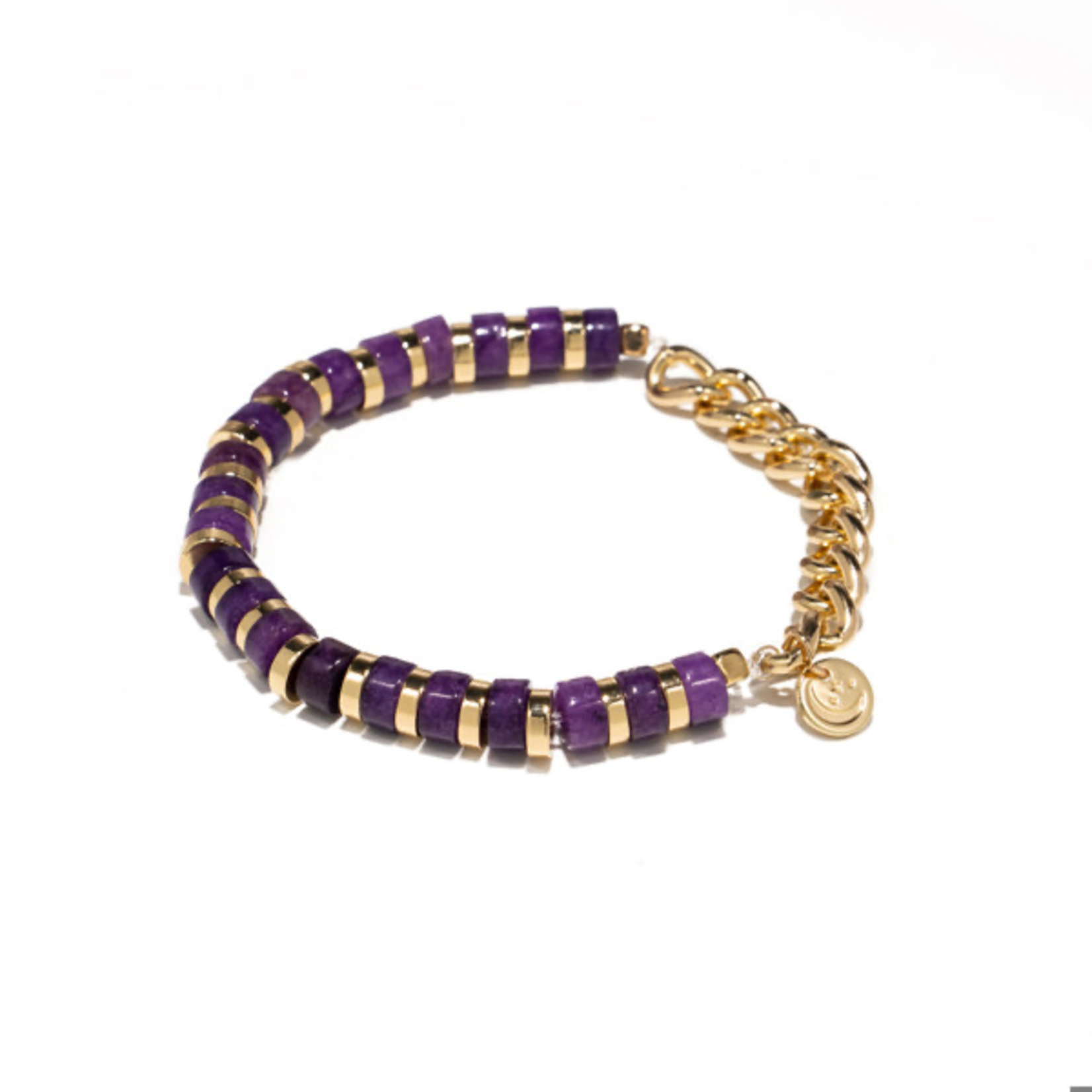 Soul Stacks Soul Stacks Chain Reaction Bracelet Amethyst