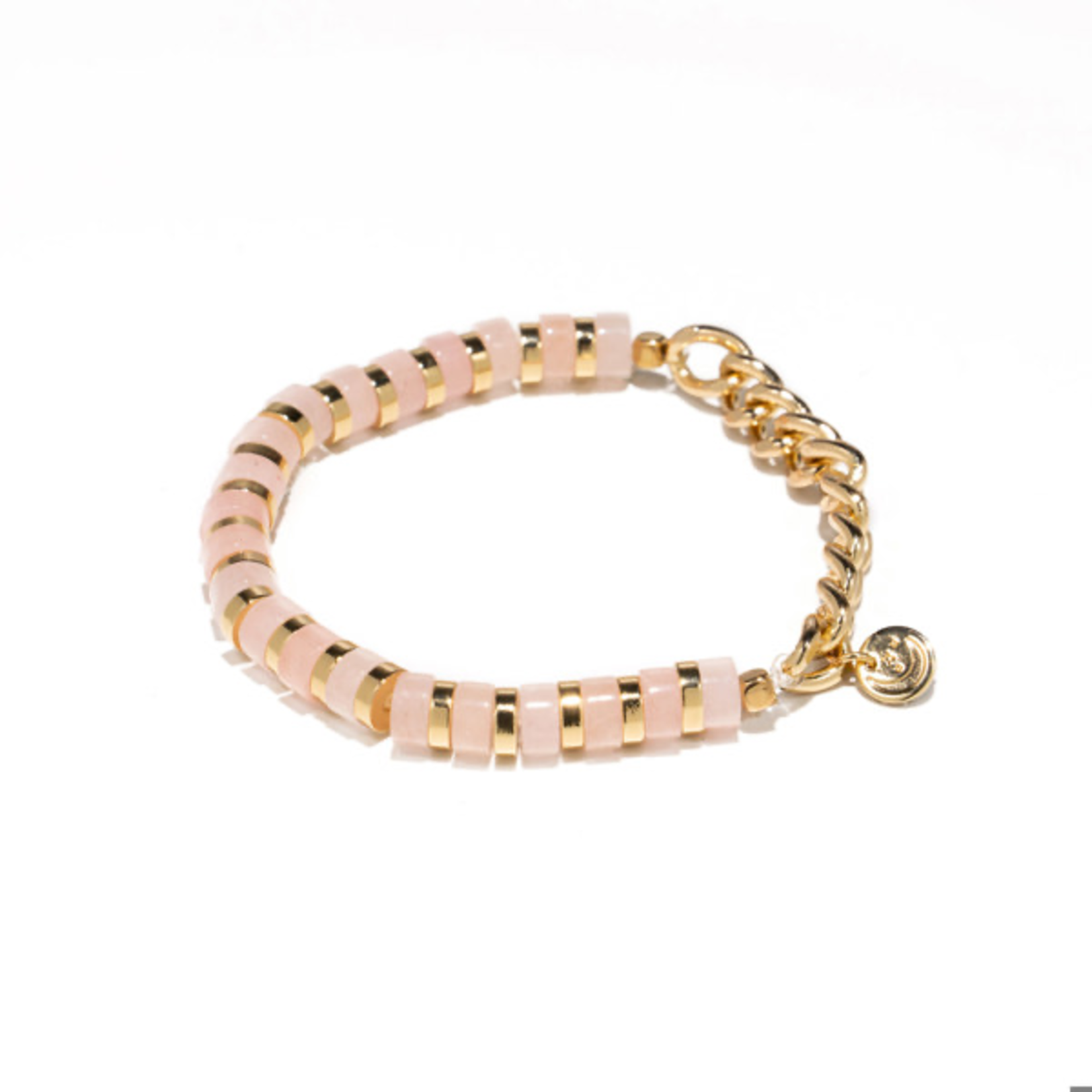 Soul Stacks Soul Stacks Chain Reaction Bracelet Rose Quartz