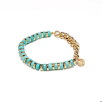 Soul Stacks Soul Stacks Chain Reaction Bracelet Turquoise