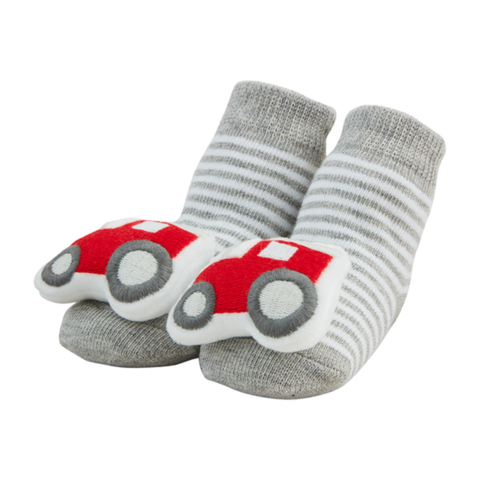 Mudpie Mudpie Farm Rattle Toe Socks Red Tractor