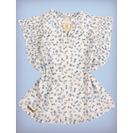 Simply Southern Simply Southern Ruffle Sleeve Top Blue Daisies