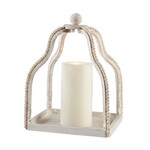 Mudpie Mudpie White Beaded Lantern Large