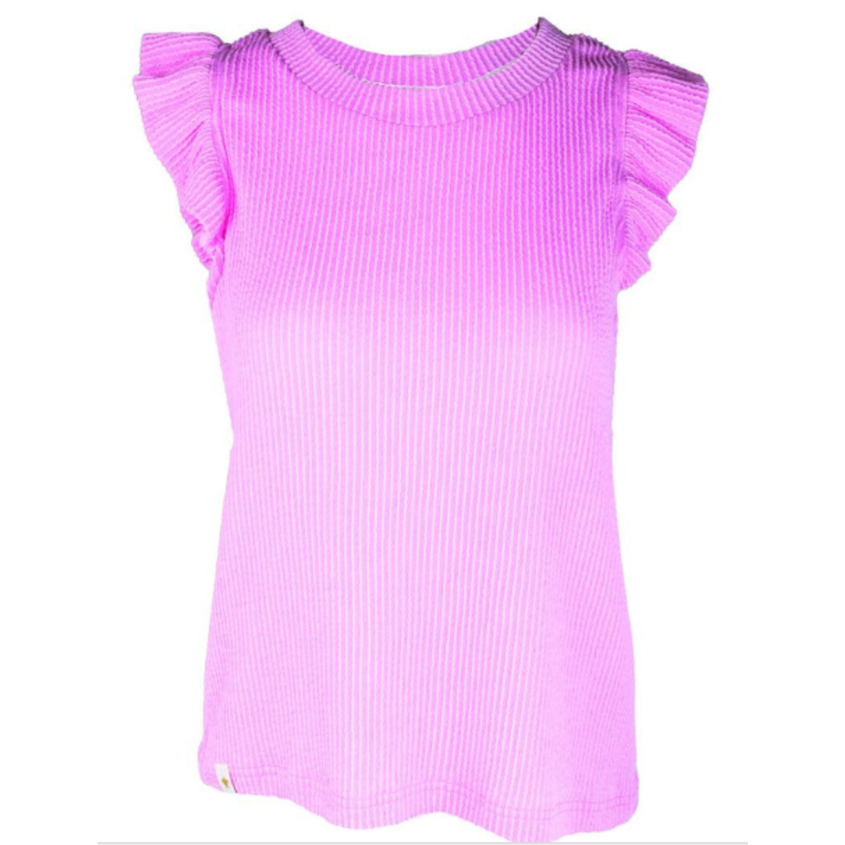 Simply Southern Simply Southern Knit Ruffle Sleeve Tee Blush