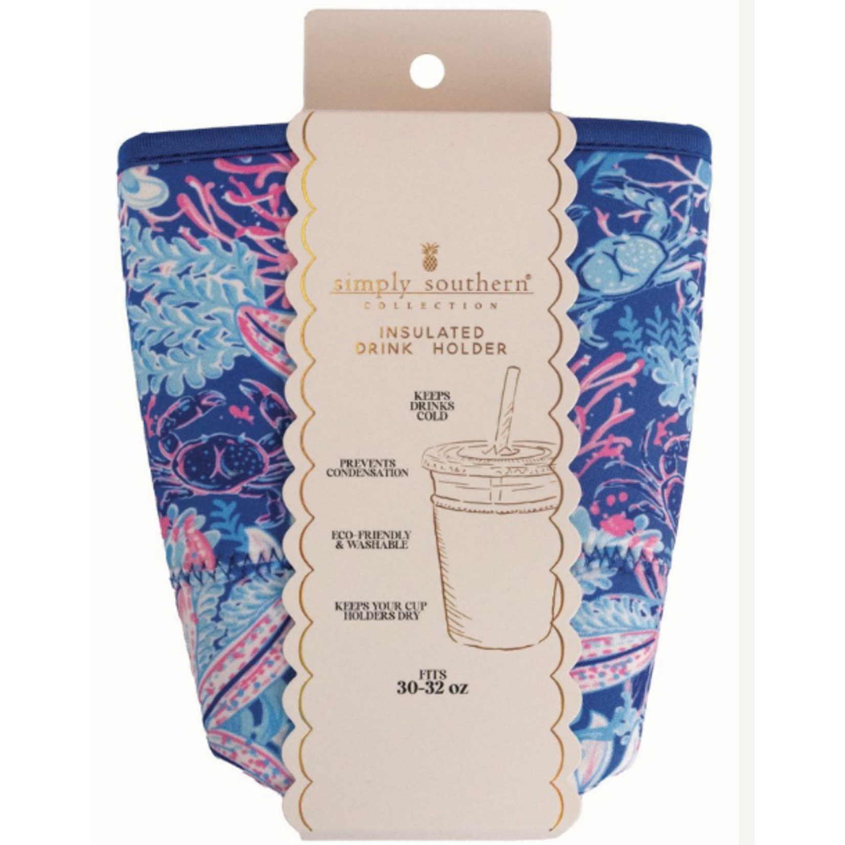 Simply Southern Simply Southern Large Drink Sleeve Reef